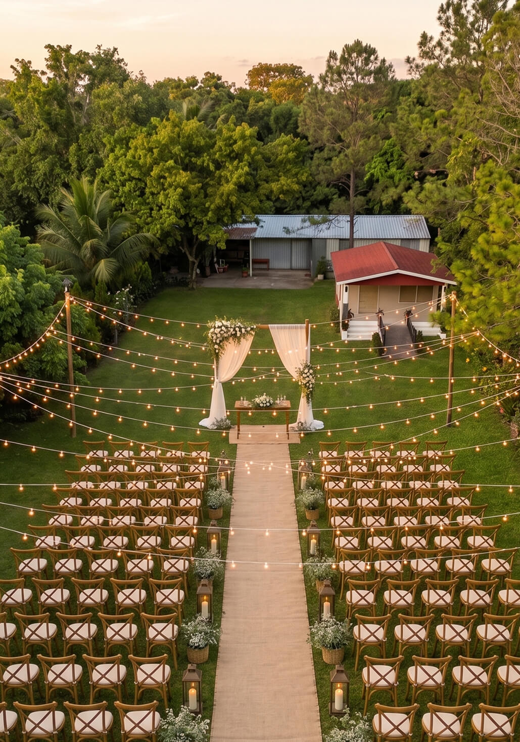 jardin para bodas en el salvador